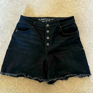 m jeans by maurices™ Cool Comfort Black High Rise 5in Short size 12